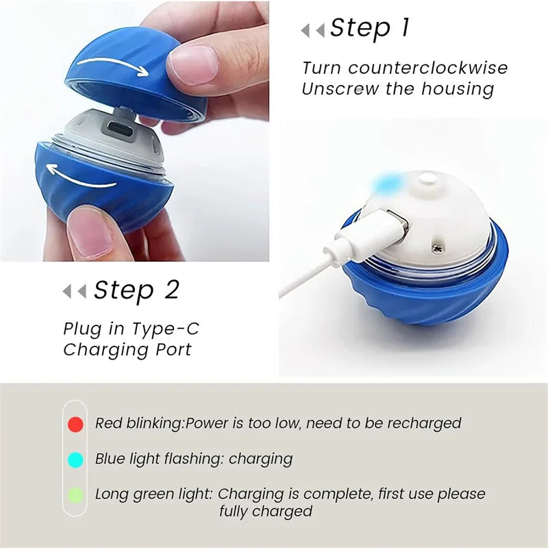 Interactive Bouncing Pet Toy Ball