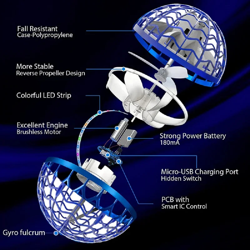 Magic LED Flying Spinner